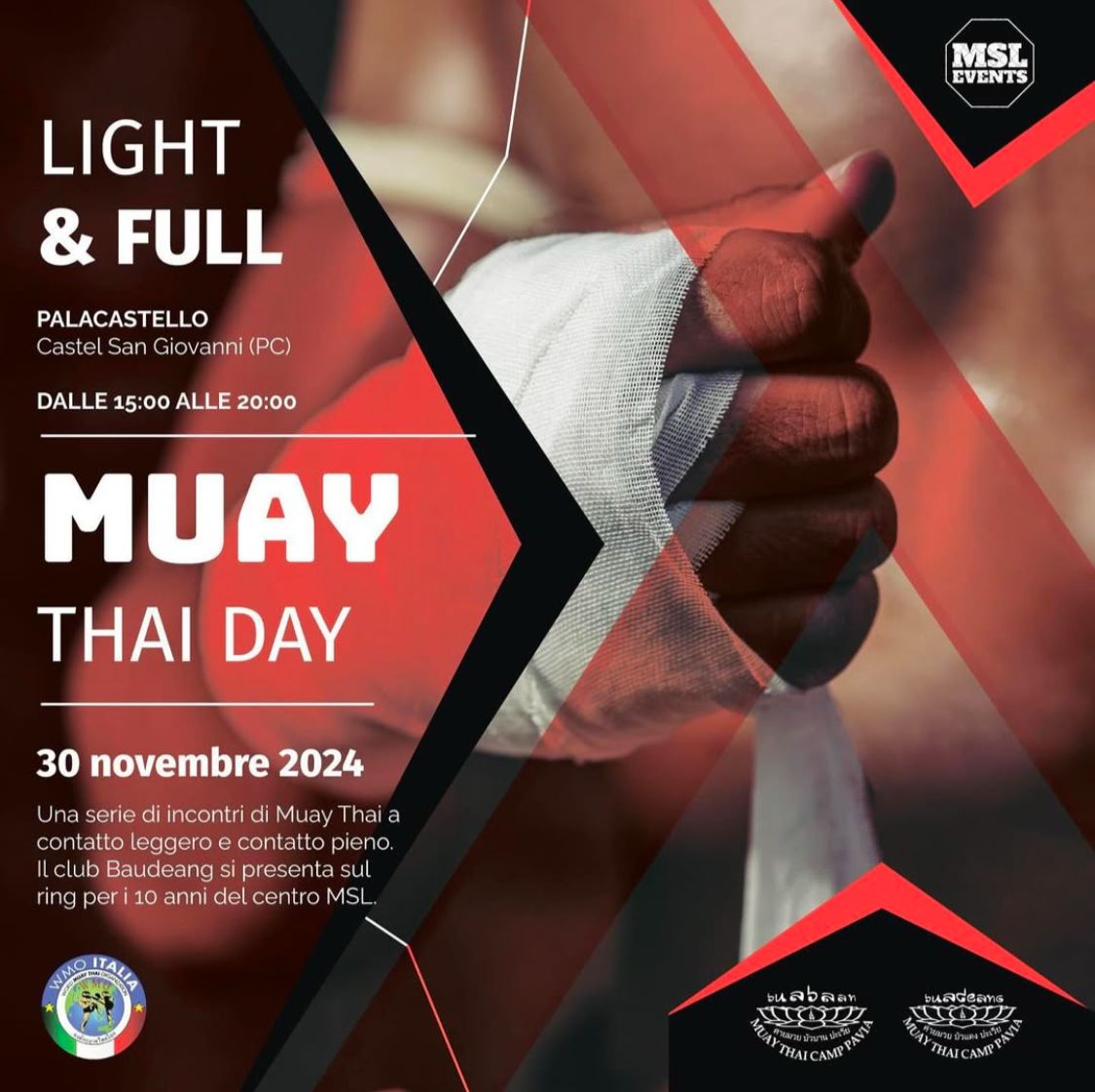 MUAY THAI DAY - LIGHT E FULL